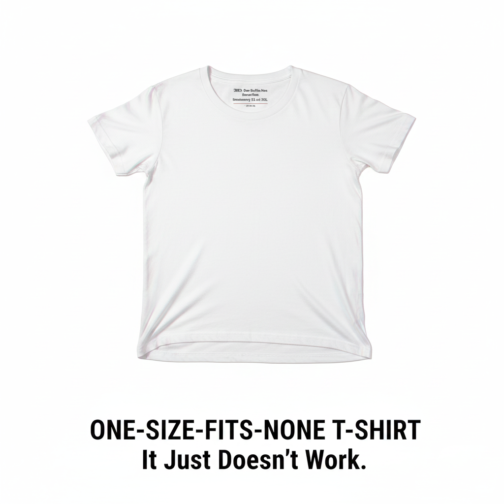 One-Size-Fits-None T-Shirt
