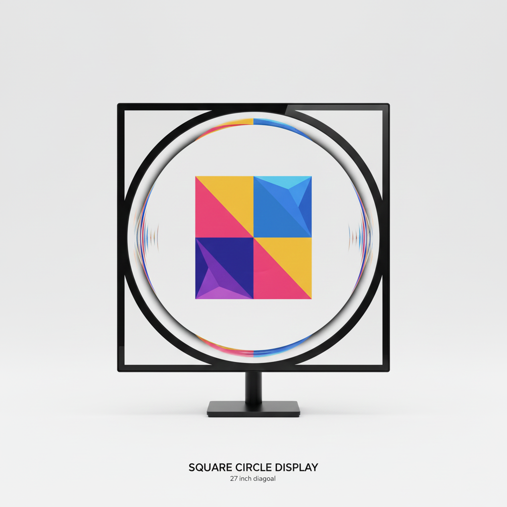 Square Circle Display (27")